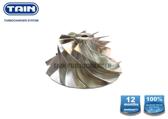 TD04 HX27 Billet Turbo Compressor Wheel ترقية 38.8 مللي متر لـ CDC /  / كوماتسو / TML